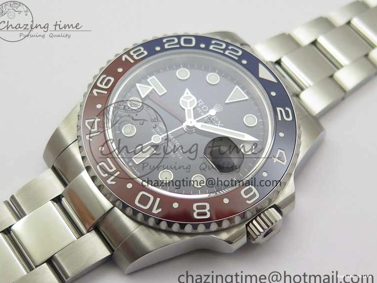 0407 Stylish GMT-Master II 126710 BLRO 904L BP Maker 1:1 Best Edition Black Dial On 904L Oyster Bracelet A3285 (Correct Hand Stack) 2521